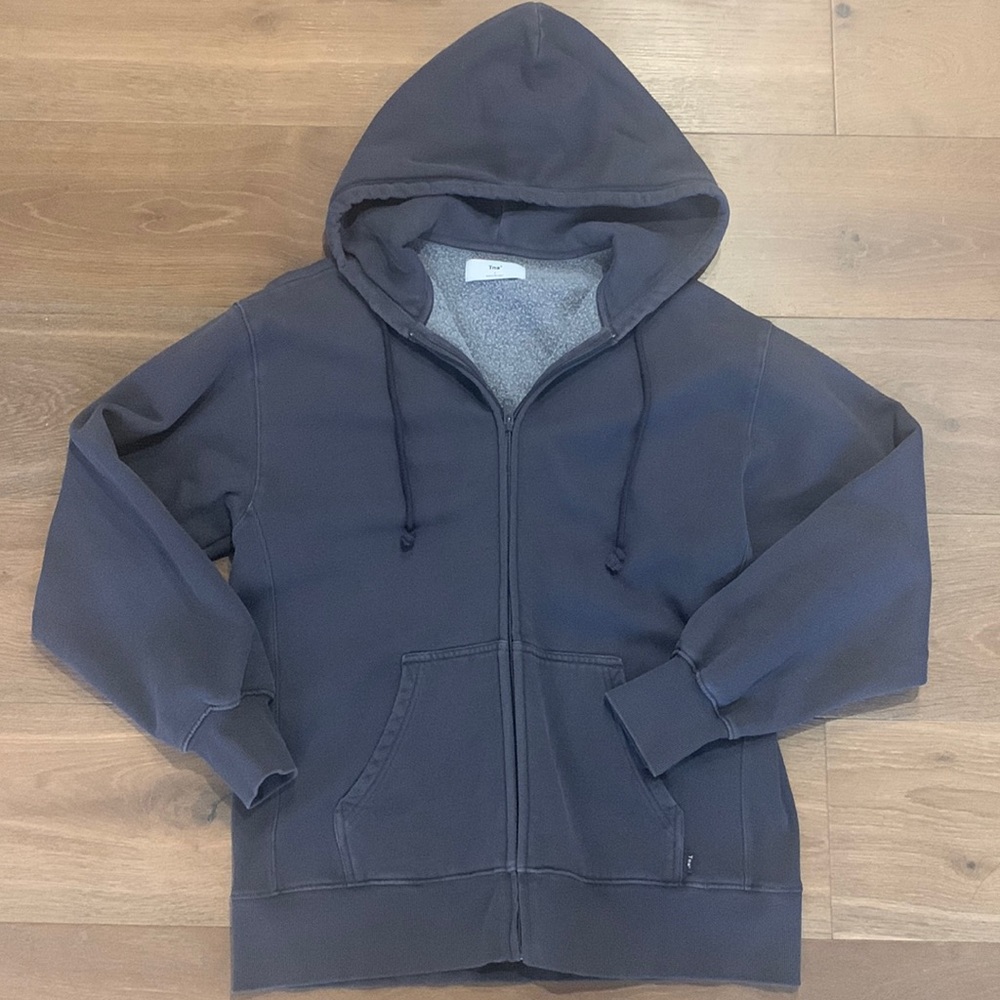 Aritzia COZYAF Boyfriend zip up hoodie